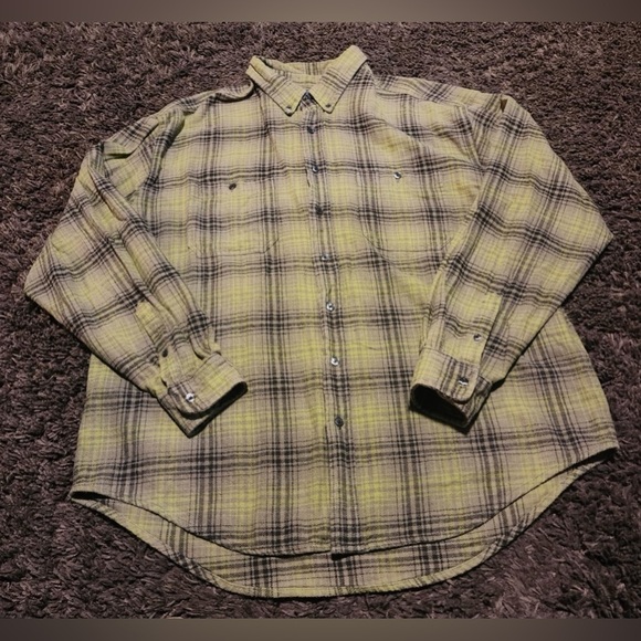 Men’s Old Navy Size XL Flannel Long Sleeve Button Down Shirt EUC - Picture 1 of 7